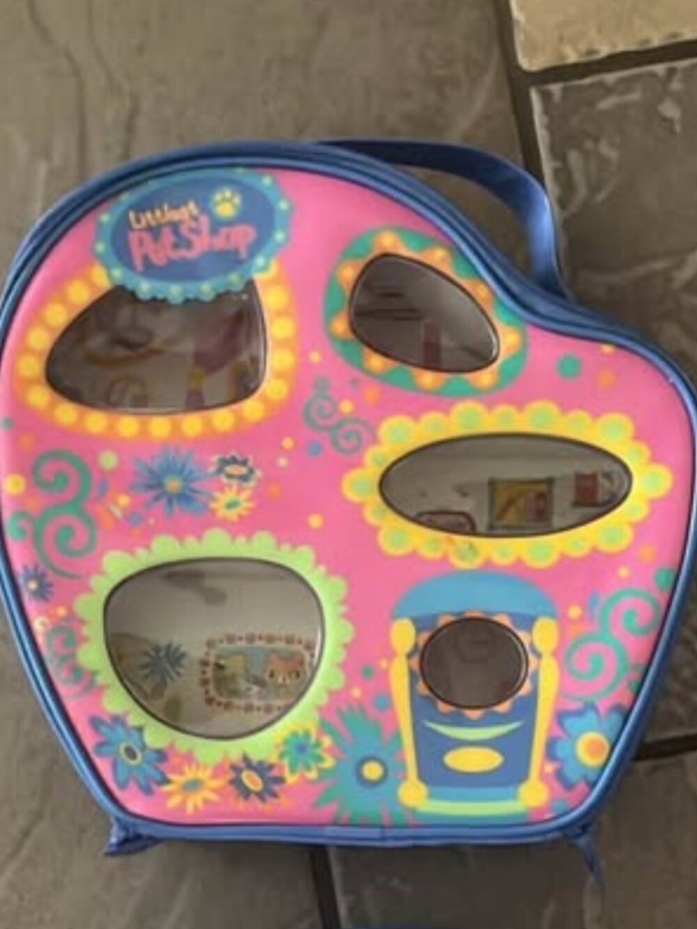 retro Littlest Pet shop carrying case